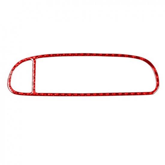 Red Carbon Fiber Center Air Vent Cover Trim For Chevrolet Corvette C5 1998-04