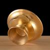 Gold Buddhist Guardian Cup Furnishing Copper Handicraft Polishing Tibetan Tribute Buddhism Holy Water Plate Home Gift Decorative