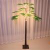 Realistic Glowing Plastic Palms Tree With LED Bulbs Great Decorative Table Lamp For Nighttimes Event