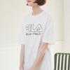 FILA Set in Sleeve T Shirt Unisex White FS2RSD2101X-OWH