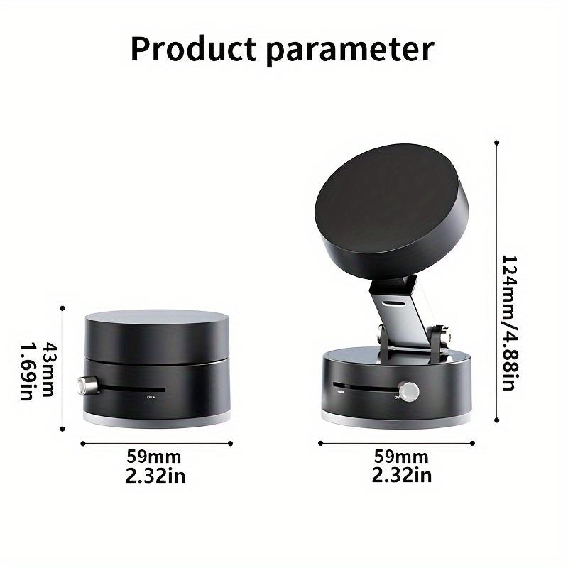 Vacuum Magnetic Car Phone Holder Magnet Suction Wall Bracket for iPhone 16 15 14 13 Pro Max Retractable Adjustable Mobile Stand