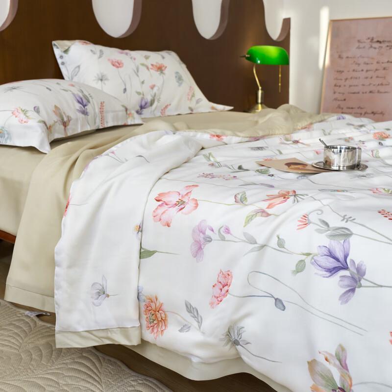 Yuanzhiwei Light Luxury Lyocell Tencel Ice Silk Summer Quilt