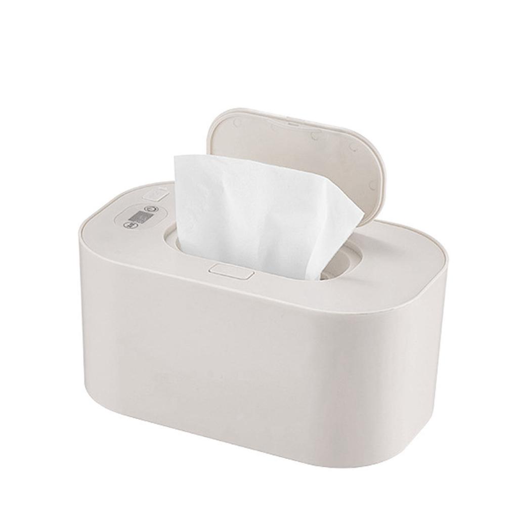 Wet Wipe Warmer Large Capacity LED Screen Portable Uniform Heating Adjustable Heated Wipes Dispenser