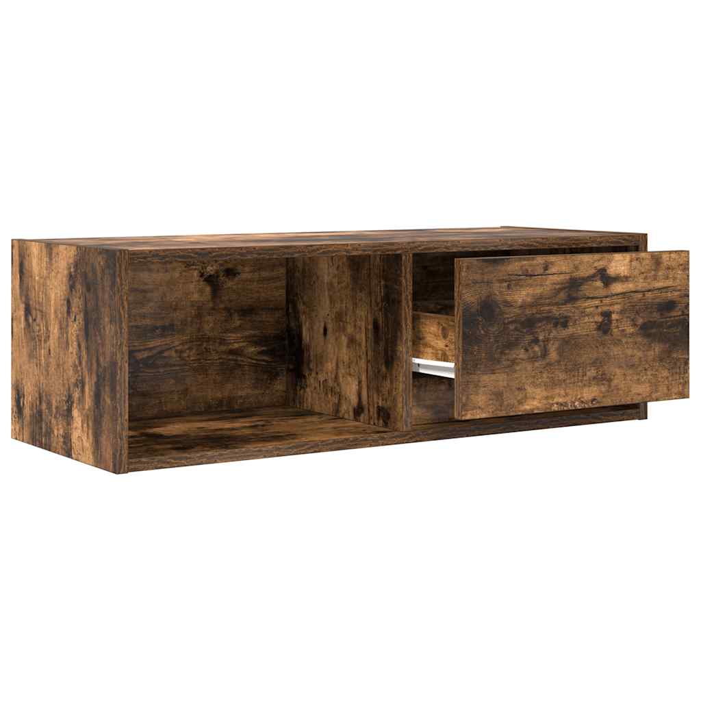 TV Cabinet Smoked Oak 80 x 31 x 25.5 cm Particleboard
