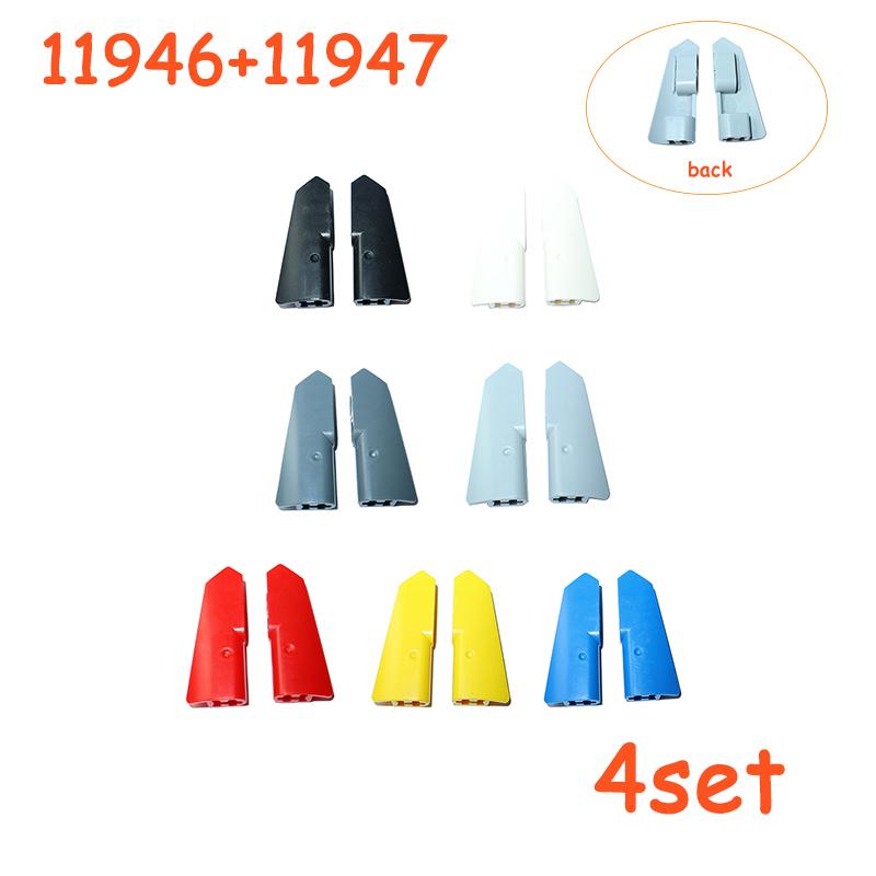 

3x5 Turbulence Panel Plate Curved Technical Parts MOC Mechanical Car Bricks Building Block Assembles Particles 11946 11947