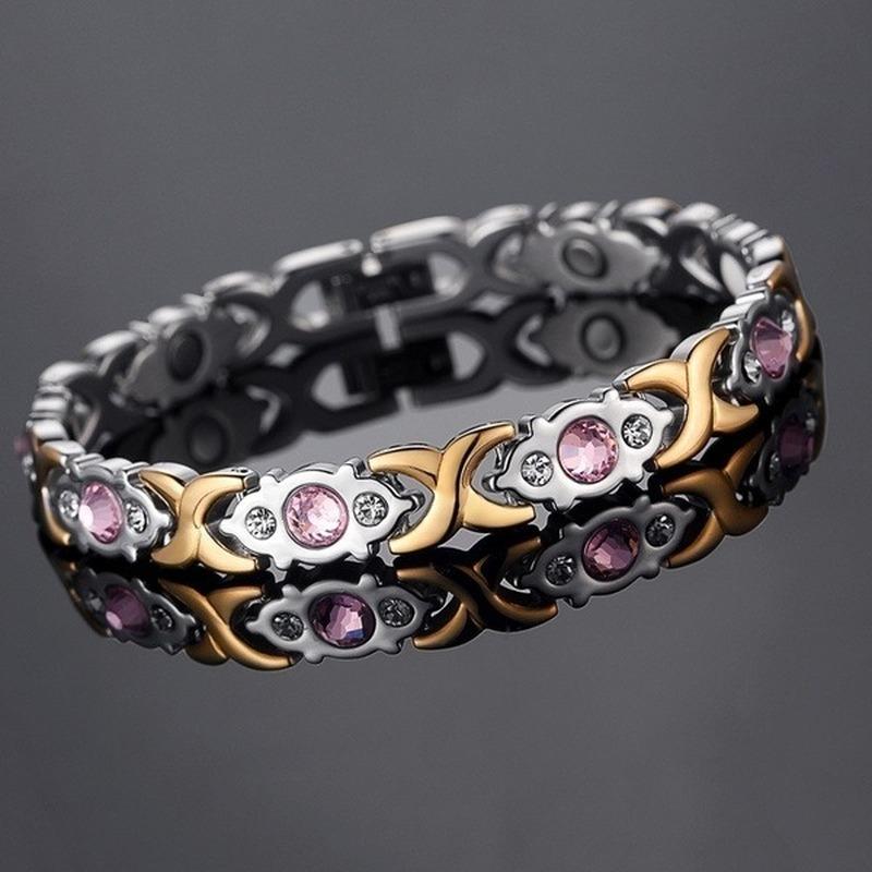 Trendy 4 barvy Hubnutí Energie Magnety Šperky Zeštíhlující Náramky Bangle Kroucený Magnetoterapeutický Náramek Zdravotní péče