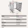 Stainless Steel Baking Pan Rack Trolley for Bread and Toast Drying