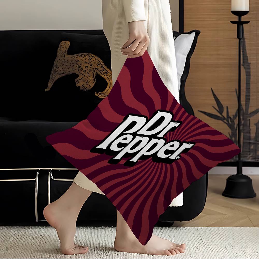 D-Dr Pepper Кленовый Дизайн Наволочка Счастливый Осенний Урожай Декор Праздничный Декор Наволочка 12x12Inch