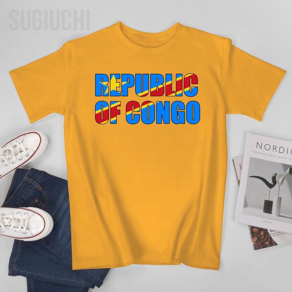 Unisex Short TShirt Democratic Republic of Congo Tshirt Tees Oneck T Shirts WoUnisex Boys 100 Cotton Unisex Apply All Seasons