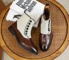 Men's Retro Leather Side-Zip Buckle Martin Boots
