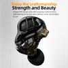 KZ ZAR HiFi Wired Earphone In Ear Monitor Earbuds Hybrid Technology 7BA+1DD IEM Headset With Microphone Bass Phone Headphones