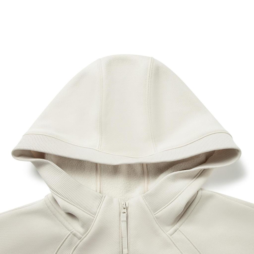 LI-NING AWDV944-3 Women's Fitness Fleece Lined Zip Up Hooded Sweatshirt