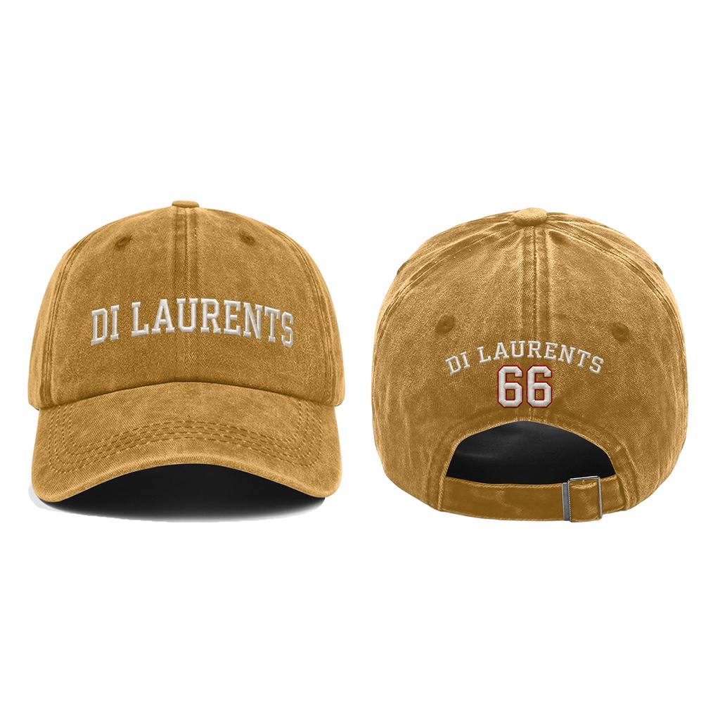 Vintage Washed Cotton Baseball Cap Soft Top Adjustable Strapback Hat with Embroidered Text and Distressed Look for Casual Wear