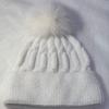 Autumn and winter new fashion rabbit fur ball warm knitted hat outdoor travel sweet versatile ear protector wool hat