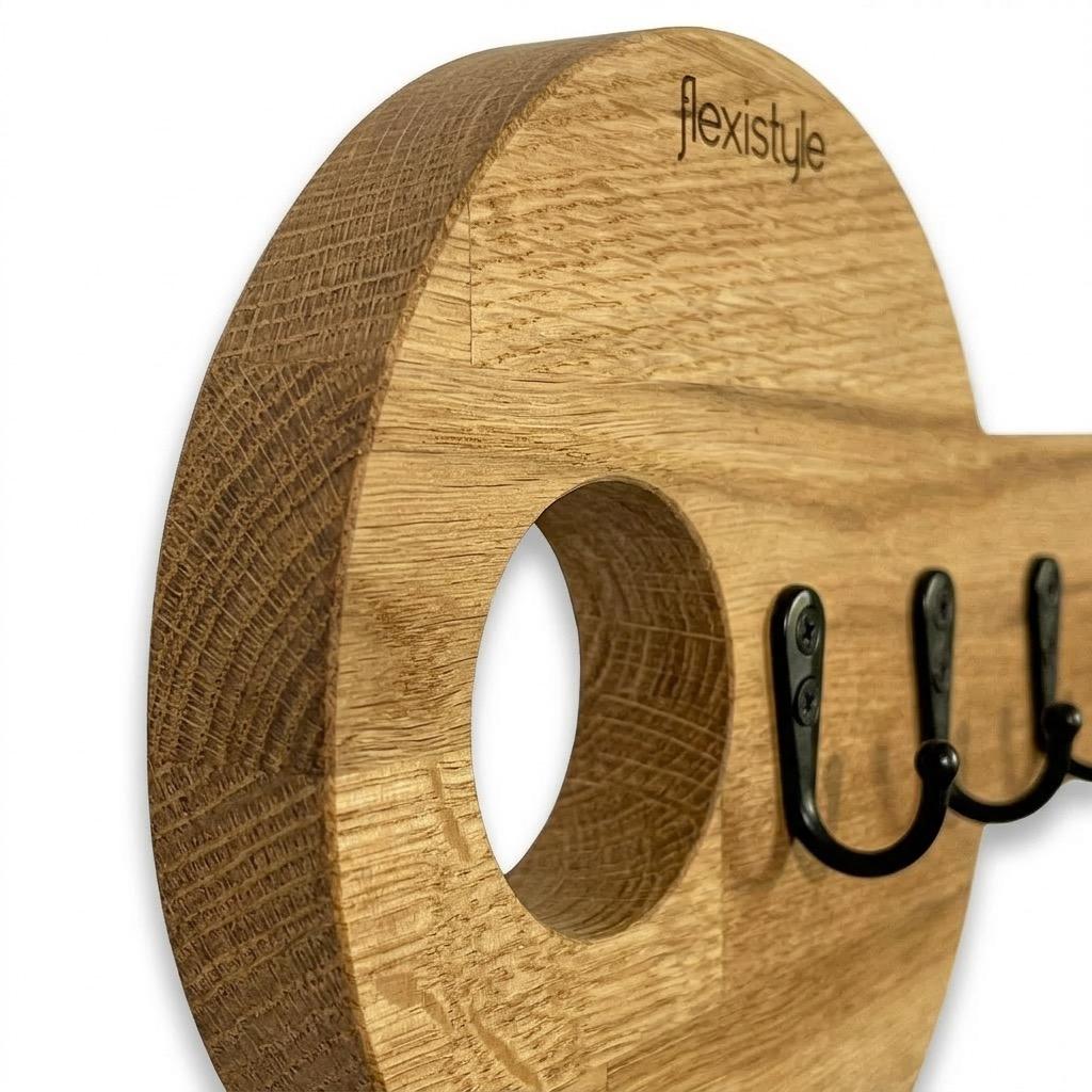 Wooden Key Hanger Oak Key