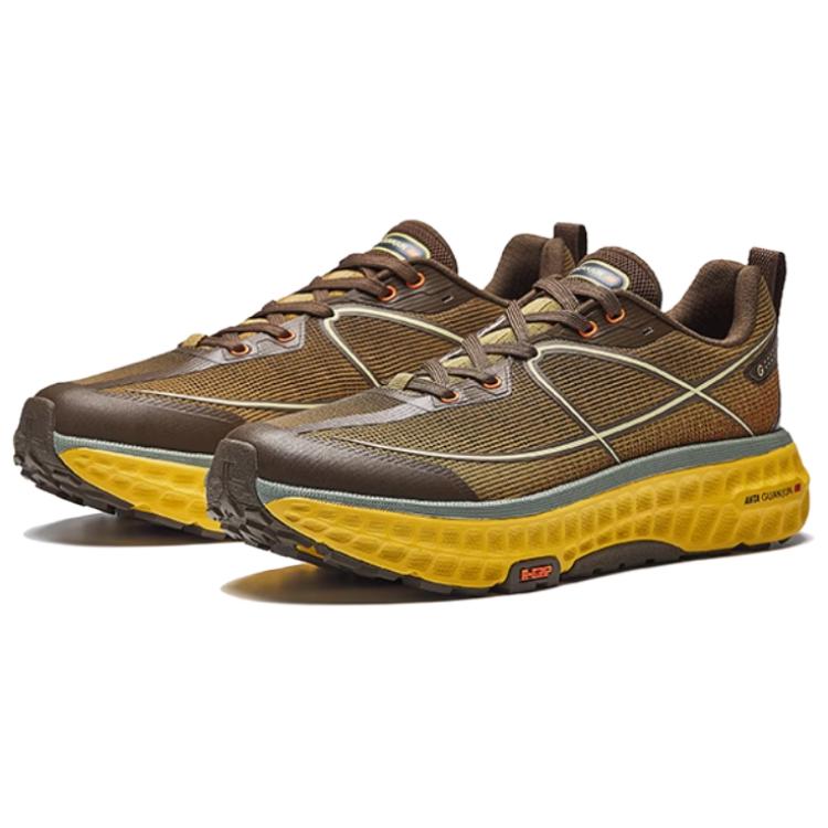 New Anta Champion Full Line 2 Cushioning And Breathable Low Top Casual Running Shoes Men's Umber Yellow 112535534A-5