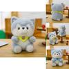 Husky Plush Animal Toy Short Plush Material For Kids Playroom And Gifts