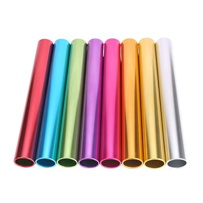 Donaly Relay Baton Set of 8, Aluminum Alloy, 3.8cm Diameter X 30cm, Lightweight, Durable, for Track and Field, Sports Day, School Events, Club Activit