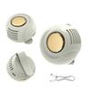 Portable Silent Mini Bladeless Electric Fan 3-Level Adjustable Wind Clip-On Fan for Shirt Waist Bag Hands-Free Cooling Device for Outdoor