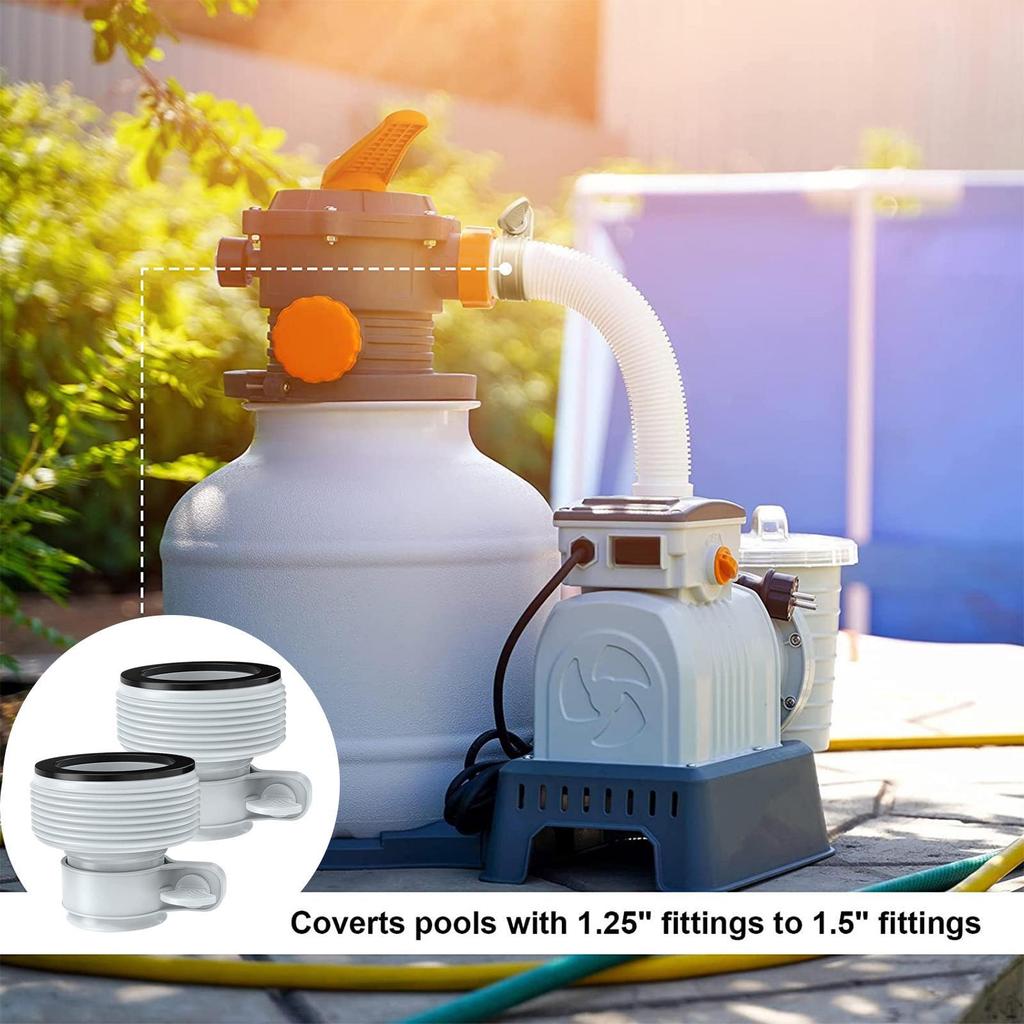 Hose Conversion Adapter Pool Accessories Fitting Replaces Part for