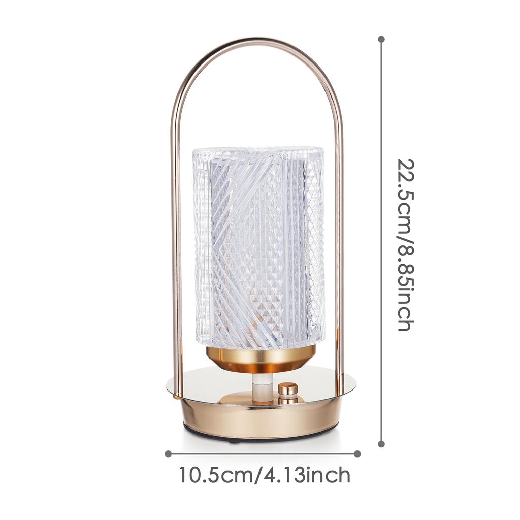 Night Light Sleep Decoration Portable Acrylic Crystal Lamp Bedroom Bedside Lamp