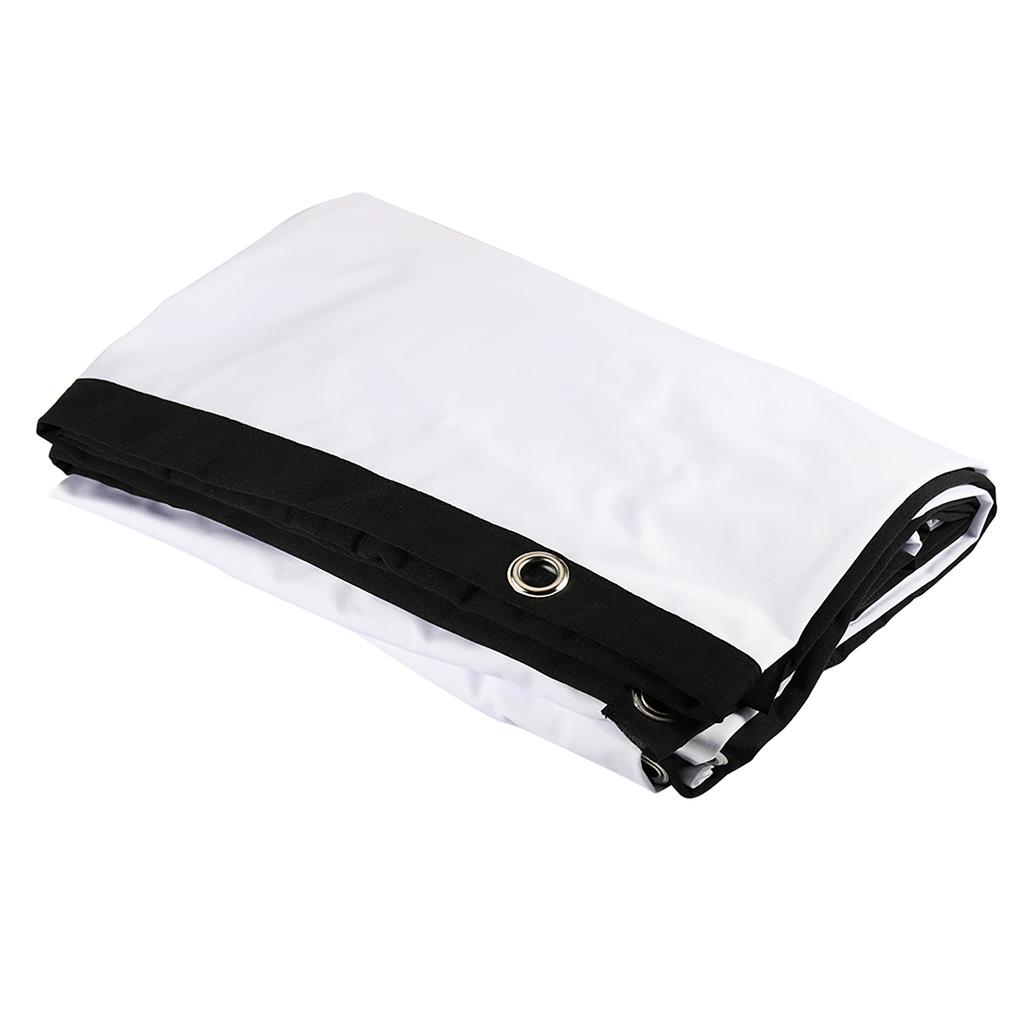 80-inch Portable HD Projector Screen 16 9 Projection Screen Foldable Thick Durable for Outdoor Home Theater