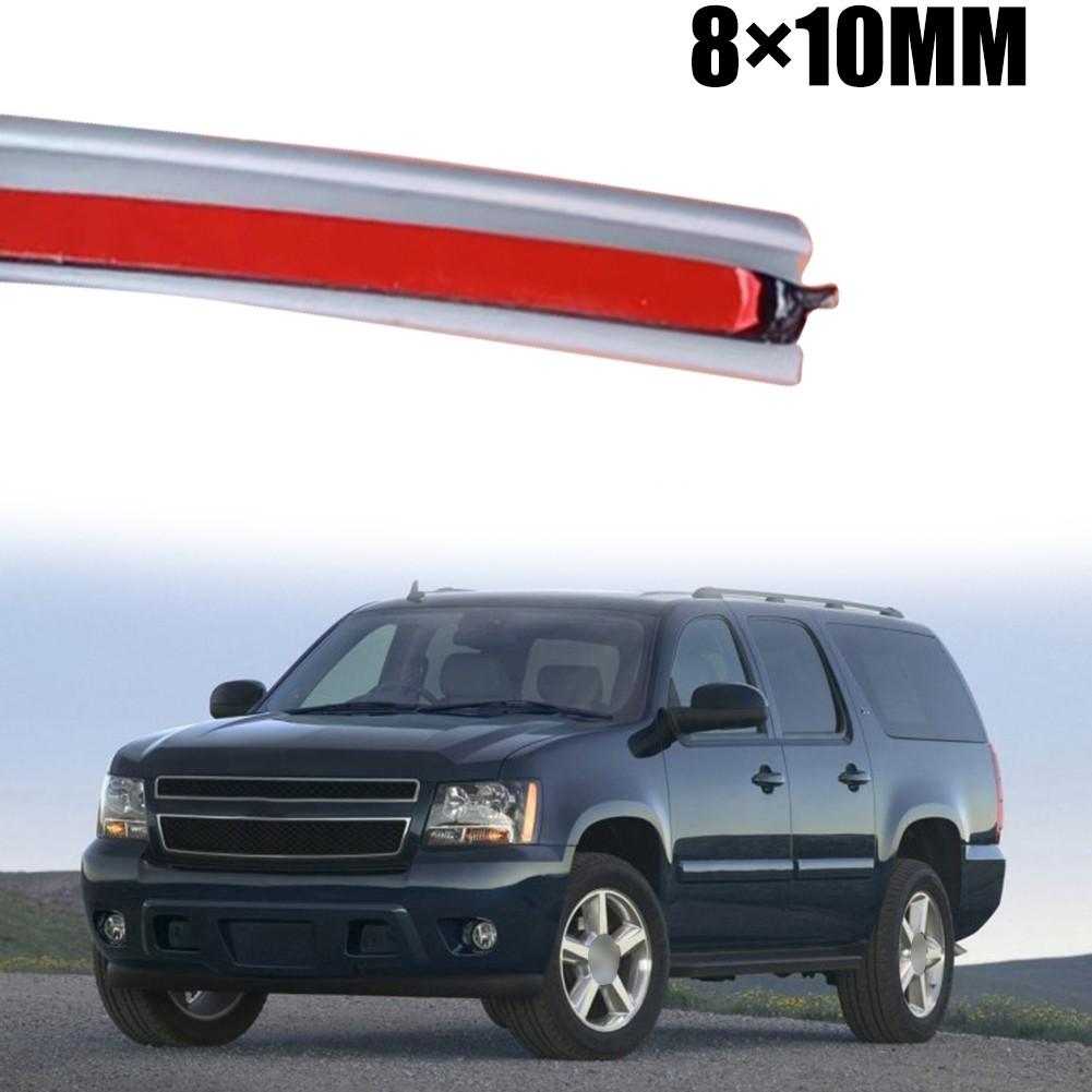 Bumper Lip Side Skirt Car Edge Trim T-Type Rubber Sealing Strip