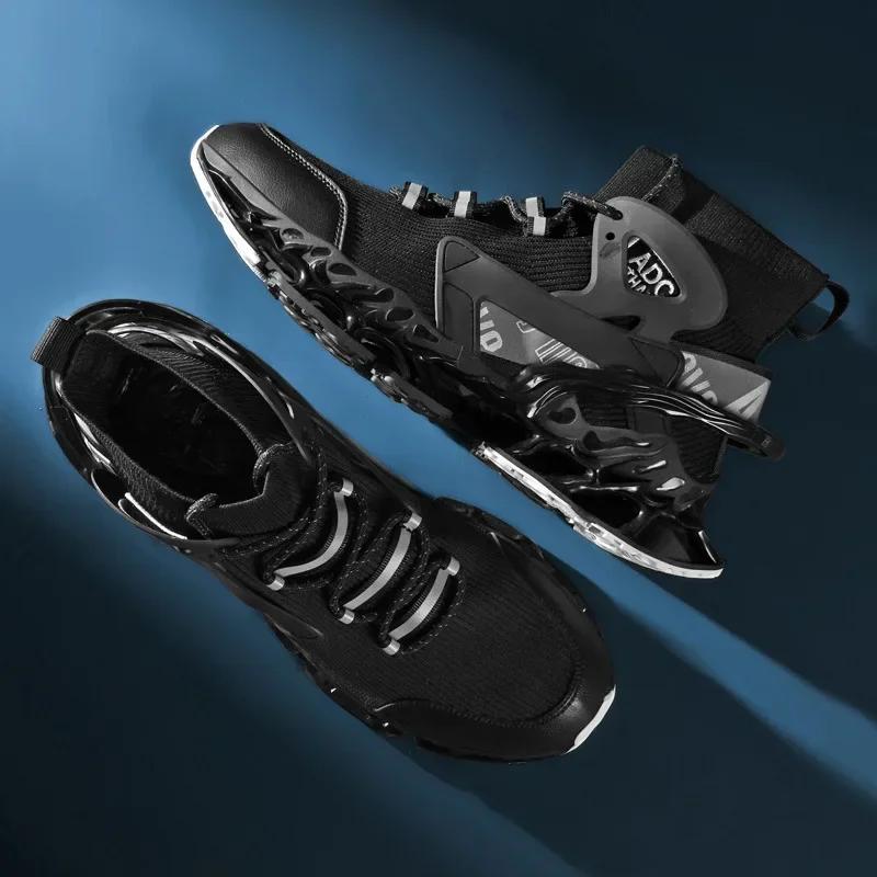 Fashion Spring and Autumn New Exquisite Men's Sneakers Trendy Versatile Casual Shoes Outdoor Lightweight Breathable Sports Running Shoes