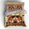 Circus tent with elephants. Bedding sets Duvet cover sets Duvet covers Pillowcases(1* Duvet Cover 2* Pillowcases without duvet insert)