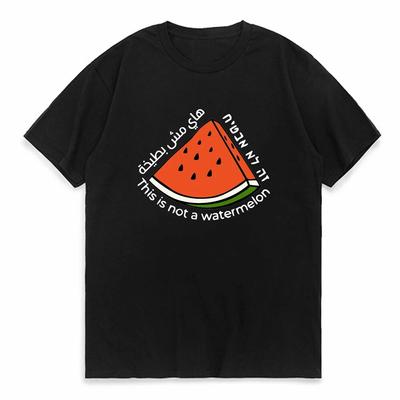 This Is Not A Pastèque Palestine Collection T-Shirt Chemises Harajuku Hip Hop Col Rond Manches Courtes Unisexe WoUnisex T-Shirt Top Tee