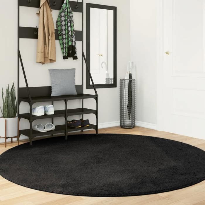 VidaXL Soft and Washable Short Pile Rug, Floor Carpet, Area Rug, Rug for Living Room, Family Room, Bedroom, 375126