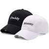 Letter Embroidered Parent Matching Baseball Cap Adjustable Dad Hats  For Man Women