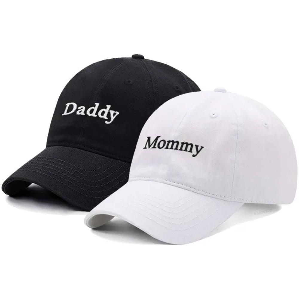 Letter Embroidered Parent Matching Baseball Cap Adjustable Dad Hats For Man Women