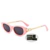 Retro Oval Sunglasses For Women 90S-Style Classic Oval Frame Sun Glasses Fashion Vintage Cat Eye Shades