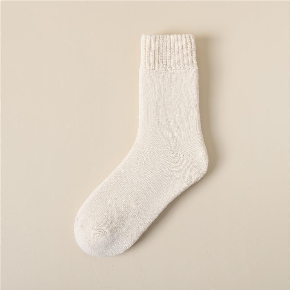 1/3 Paar Damensocken Herbst Winter Warm Schnee Farbe Dicke Weiche Strümpfe Boden Schlafsocken