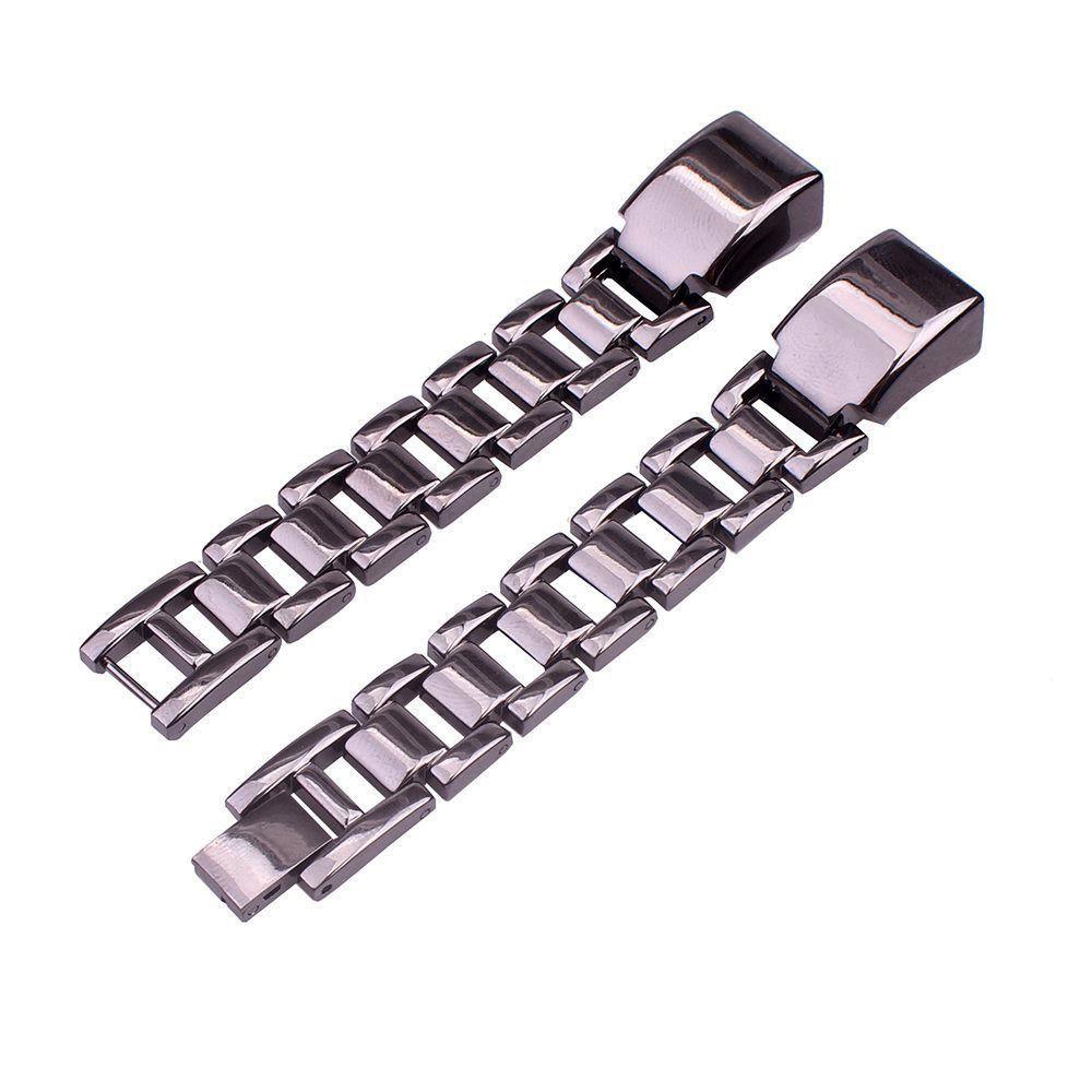 Elegant Stainless Steel Watch Band Wrist Strap For Fitbit Alta Hr With Quick Release Clasp