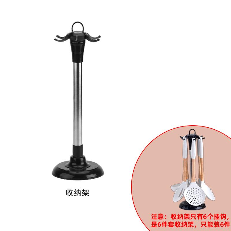 Dřevěná rukojeť silikonová kuchyňská sada severský styl domácí vaření silikonová obracečka nepřilnavá pánev vaření lžíce kuchyňské potřeby