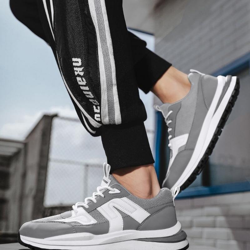 Men's Sports Shoes Spring and Autumn Breathable Lightweight Running Shoes Fashion Versatile Casual Shoes Student Shoes Men's Shoes