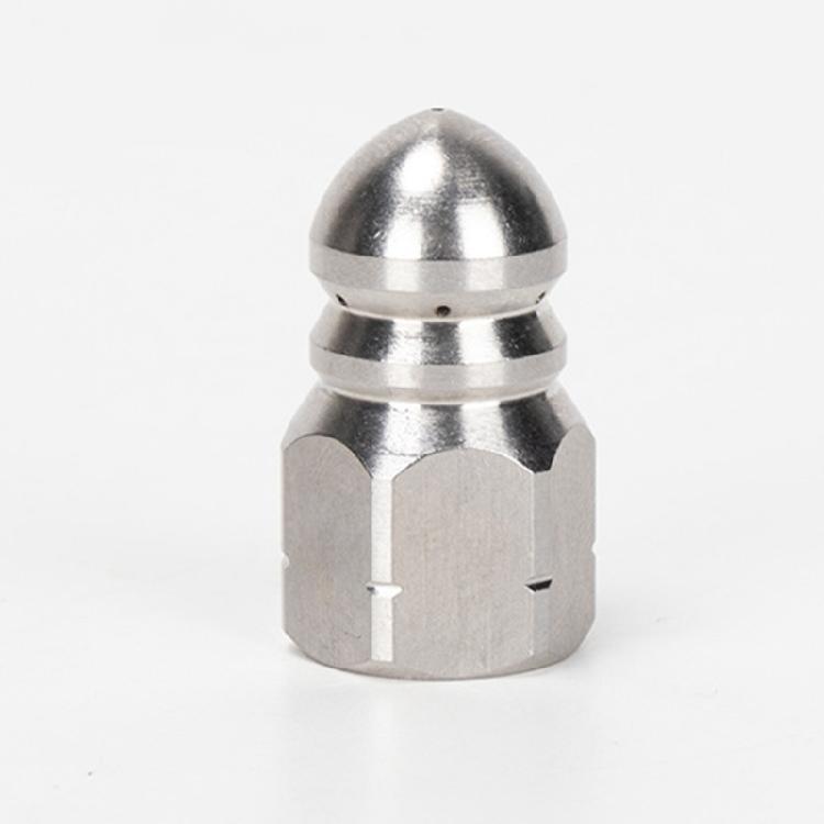 Strong Metal Pipe Cleaning Nozzle 1/4 Inch Thread Designs High Pressure Water Jet Nozzle Upgrades for Debris Removal