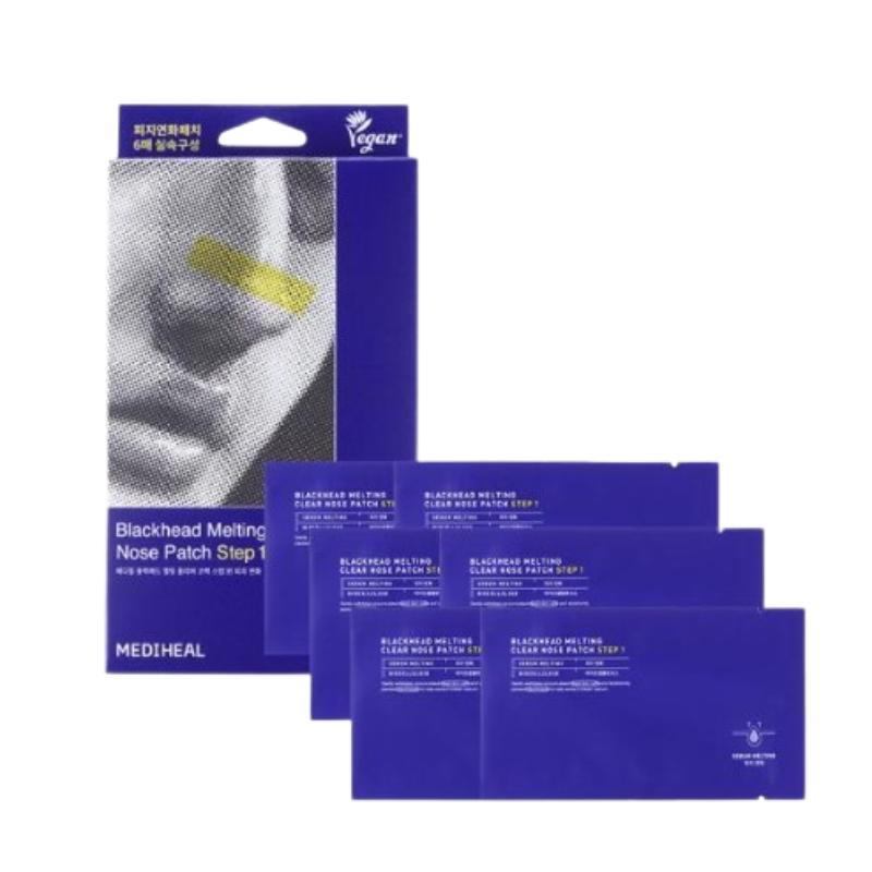 

Mediheal Растворяющий черные точки Clear Copack Шаг Первый Смягчение себума 6 листов