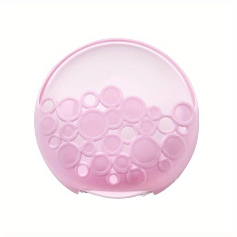 Pink Soap Dish Holder Suction Cup Bar Soap Dispenser for Shower Bathroom Tub Kitchen Sink