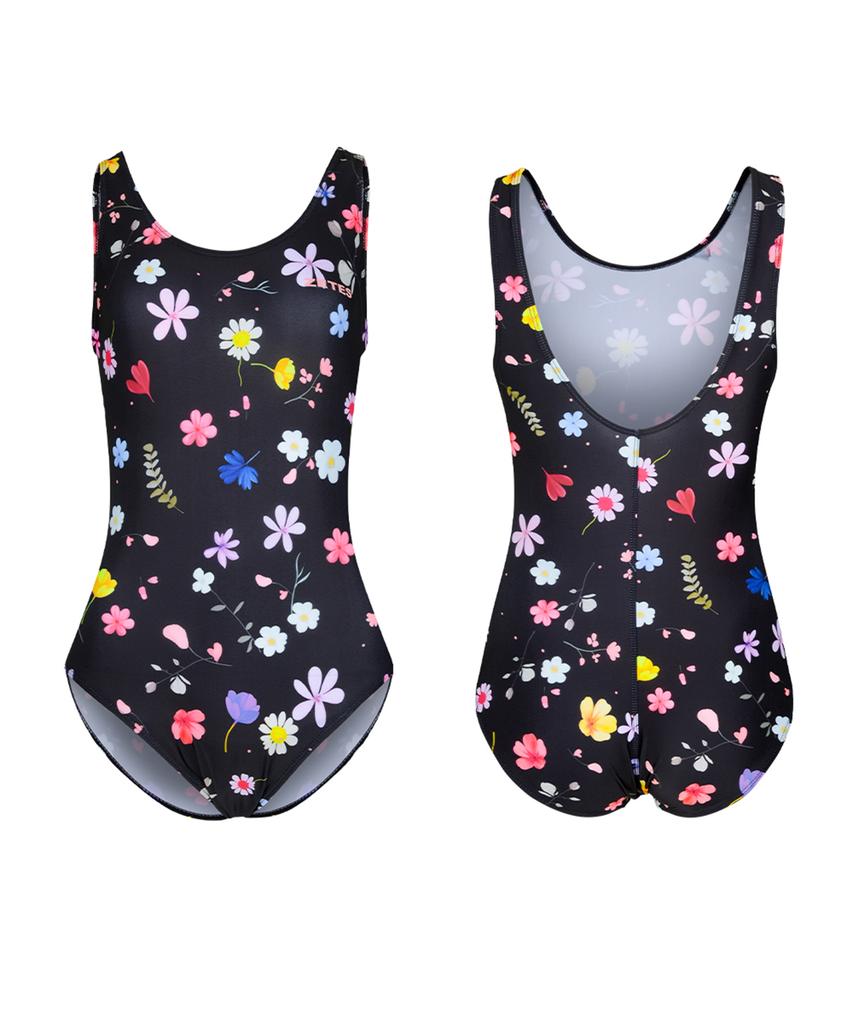 Jeteseu Women'S Splash U-Back Indoor Swimwear Flora Mirage L4A5012