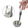 Stainless Steel Soup Ladle/Slotted Spoon with Folding Handle Camping Spoon