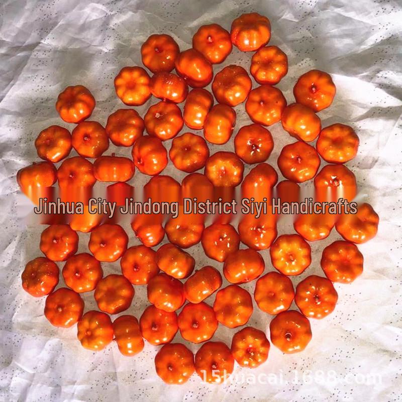 40 Foam Pumpkins for Potted Plants and Bonsai Ornaments - Christmas Accessories