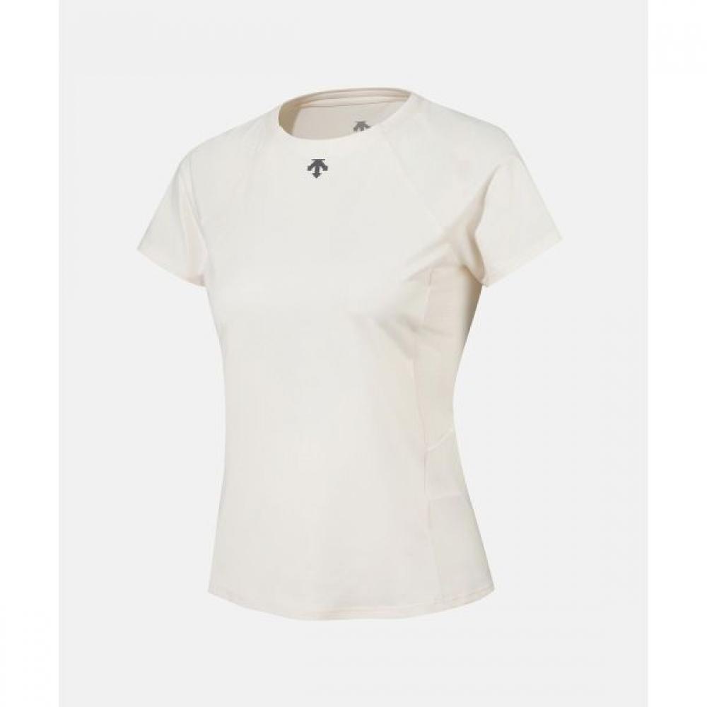 

DeScenTe Women S Slim FiT ShorT Sleeve T ShirT Cream CRM0CREAM/100