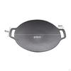 Plate with Handles Grill Pan and Pot ,Non Wok Tray Korean 30cm for Disc Barbecue Set Various Stoves