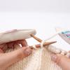 1 Pair Finger Protector Knitting Finger Guards Leather Thimbles Needle Felting Supplies for Hand Sewing Embroidery