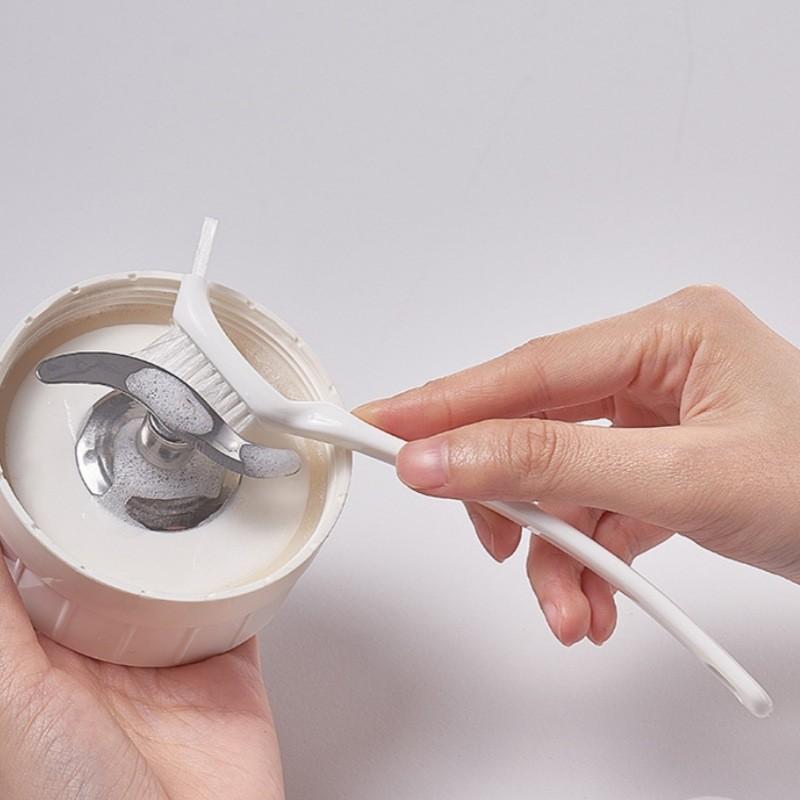 Compact Gap Brush For Food Processor Blades And Pitcher Cleaning Accessories