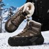 Warrior Warm Durable Height-Increasing Non-Slip Supportive Balance Cotton Fashion Versatile Trendy Casual Classic Retro Snow Boots WXY-M365N02M