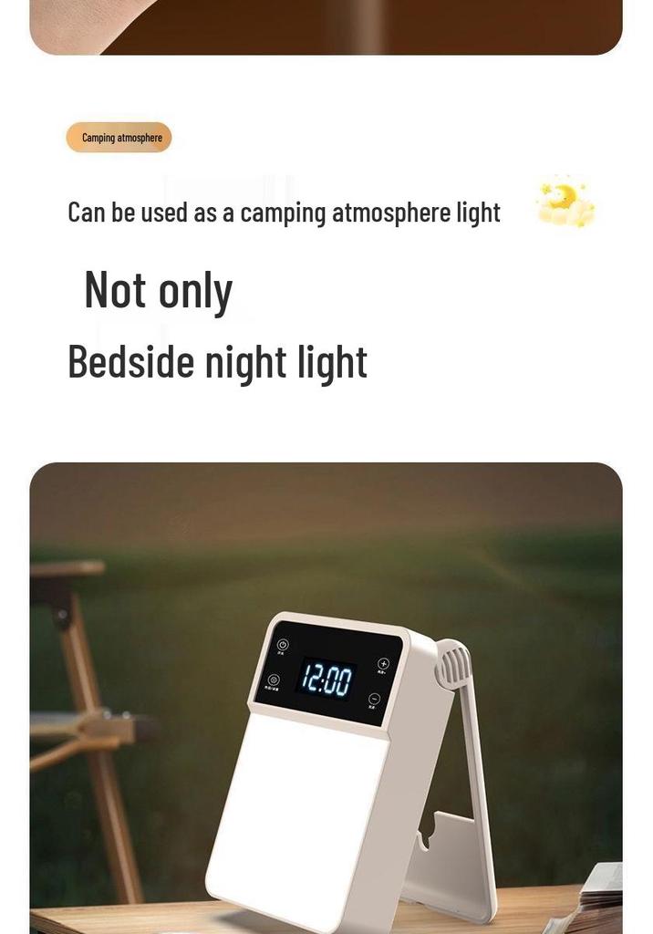 Multifunctional Eye-Caring Touch Desk & Night Lamp with Stepless Dimming and Charging Features